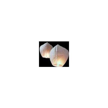 Pack of 10 Chinese Flying Lantern White photo-3