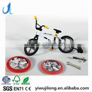 Hot sale 1:32 scale metal miniature bicycle model toy funny educational assembly bicycle toy for kids gifts