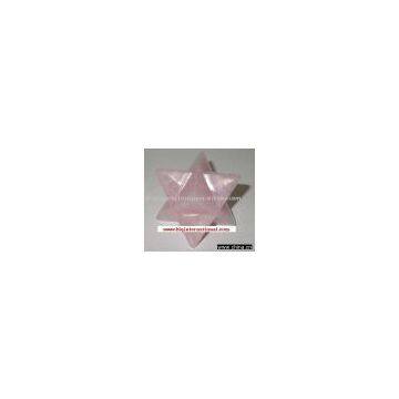 Rose Quartz Merkabah star