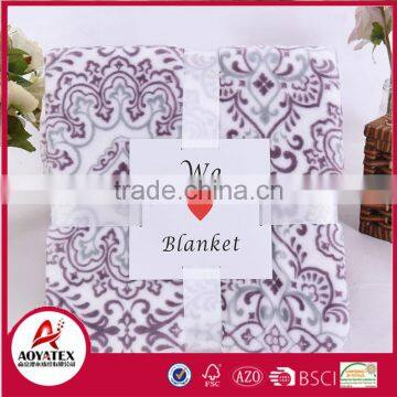 Adult Wholesale Polyester Super Soft Winter Flannel Blanket