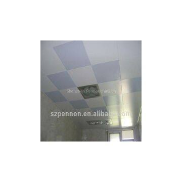 Aluminum Metal Square Flat False Ceiling Tiles