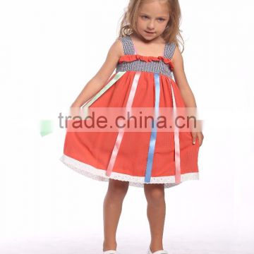 new fashion spaghetti strap baby girls spring chiffon dress design