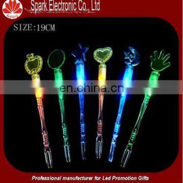 light up stick rohs ,food approved flash stirrer led