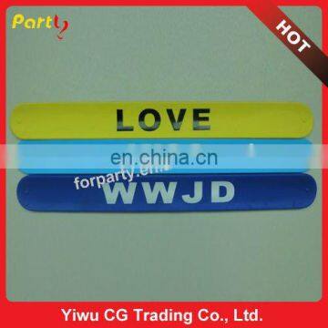 CG-BR108 Hot Sale Silicone Slap Bracelet