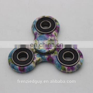 2017 Popular Stress Relase Stainless Steel Plastic Bearing Glow Hand Fidget Spinner photo-5