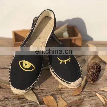 Wholesale New Arrival Women Embroidery Design Flat Shoes Espadrilles photo-2
