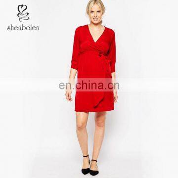 M40470High Quality Beautiful Maternity Dress Nursing Clothing Maternity Skirt for Autumn