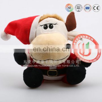 Fashionable christmas snowman hat made of soft plush material