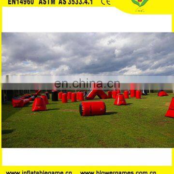 Fun obstacle inflatable paintball air filed for archery game