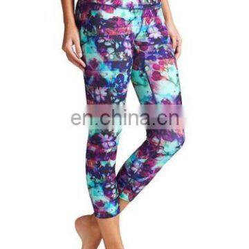 printed digital colored fitness leggings women cheap workout clothes