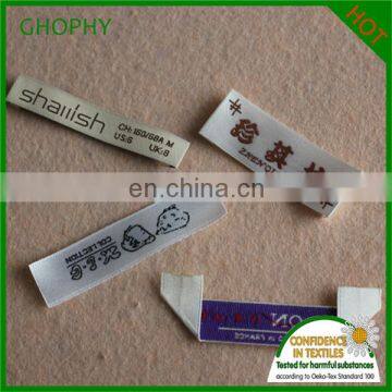 Satin Ribbon Clothing Wash Care Label photo-4