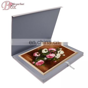 New Design Fresh Ribbon Flip Gift Packaging Box