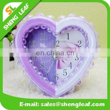 Wholesale Big Hearts the Alarm Clock Creative Alarm Clock Plastic Cartoon Alarm Clock photo-6