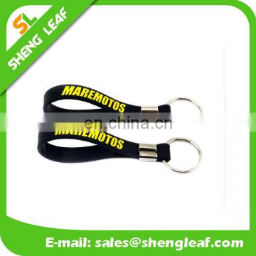 Silicone keychain / Customized logo 3d silicone keychain