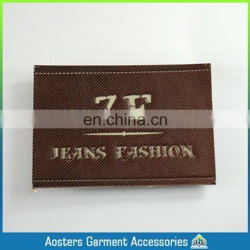 leather patch factory custom leather labels for jeans
