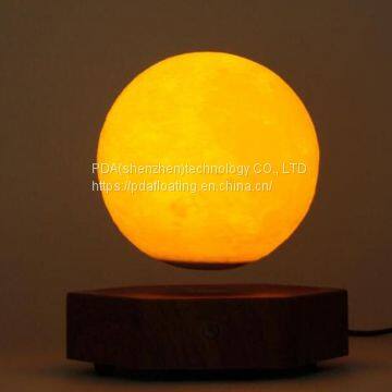 new magnetic floating levitate bottom moon ball lamp