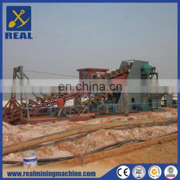 100m3/hr Multifunctional Dredger High efficient Bucket Chain Gold Dredger for sale