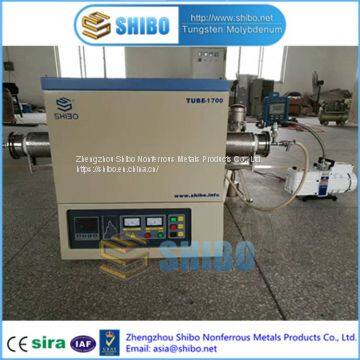 CE certification 1700C Laboratory Vacuum Tube furnace