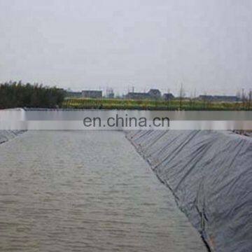 Customized large size dam reinforced fabric pond liners waterproof polyethylene geomembrane