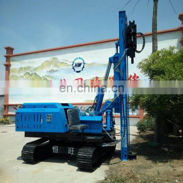 Solar Crawler Hydraulic Pile Driver Machine, Photovoltaic Guardrail Post Pile Driver