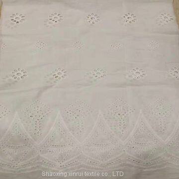 embroidered cotton voile fabric lace price
