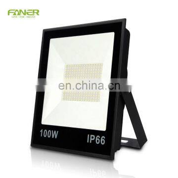 dimmable diecast aluminium  30w 50w 100w 150w 200w high power output high lumen 240v ip65 slim led flood light