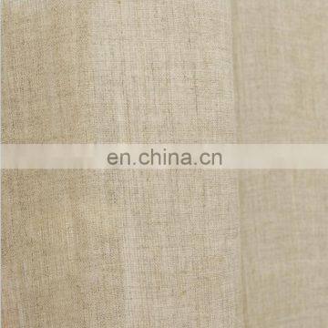 Natural Soft Linen Material Ready-Made Hemp Shower Curtain for SPA Bath Decor photo-6