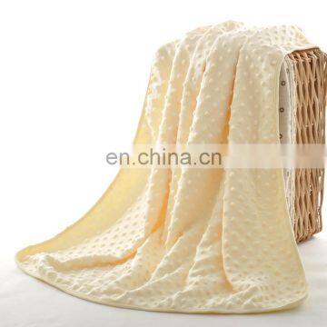 100% Polyester 2 Ply Dot Star Custom Minky Baby Blanket photo-4