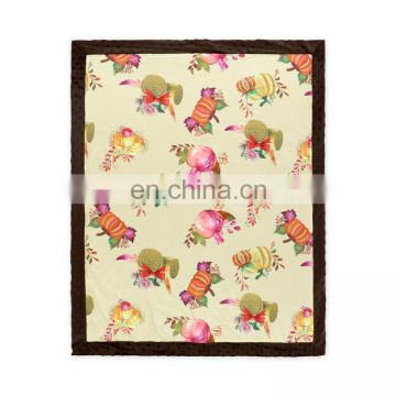 Wholesale Flower Children Blanket Warm Blanket polyester Blanket Baby