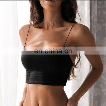 New Solid Color Slim Knitted Summer Women's Camisole Vest Women