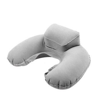 High Quality Promotional Custom Inflatable Ultra-light U-shaped Pillow photo-3