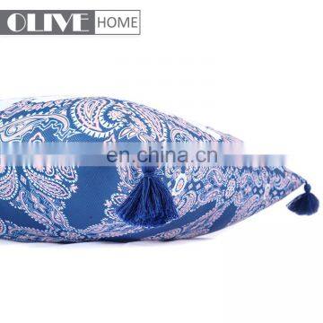 Unique Style Printed Waterproof Replacement Cushion Covers Outdoor Furniture With Tassels photo-6