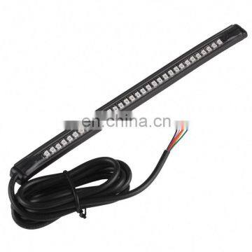 Motorcycles Cars Flexible Turn Signal Brake License Plate Indicator Tail Light LED Strip Universal For Harley Honda BMW