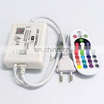 110V 220V LED Tape RGB Strip Light With Wifi Controller