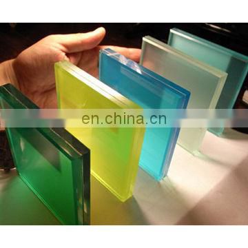 tinted glass colored laminated glass