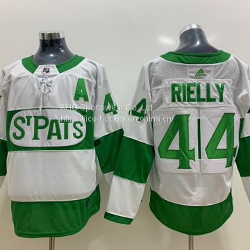 Toronto Maple Leafs #44 Rielly White Jersey