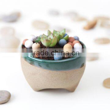 Promotional Item White Swan Shaped Small Ceramic Flower Pots photo-2