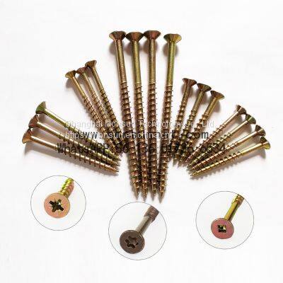 Type 17 Point Cutting Poinnt Chipboard Screw Double Countersunk Head Wood Screws Manufacturer photo-2