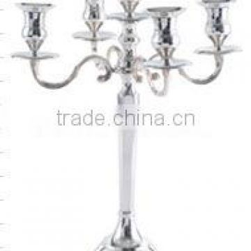 Nickel Plated Wedding Candelabra For Wedding Decor