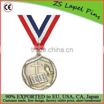 Custom quality free artwork design High Relief Medallion CrosS