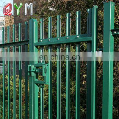 Garden Palisade Fence European Style Pvc Coated Metal Palisade Fence