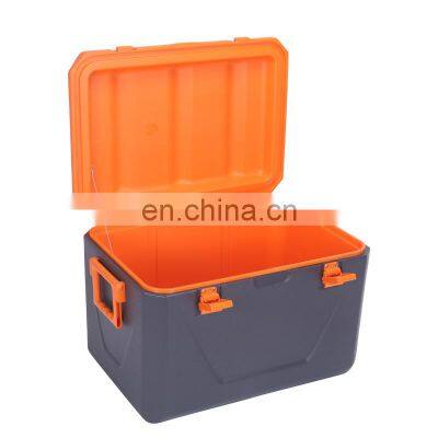 Gint Best Selling Large  60L  Capacity Plastic cooler box for outdoor Insulated ice box with locks customized