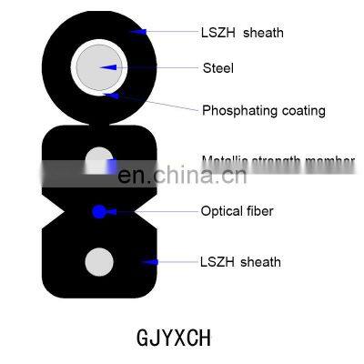 Optic Cable 1 2 4 Core Cheap Fiber Optic Outdoor 1 2 Core Cables Ftth Drop Cable photo-4