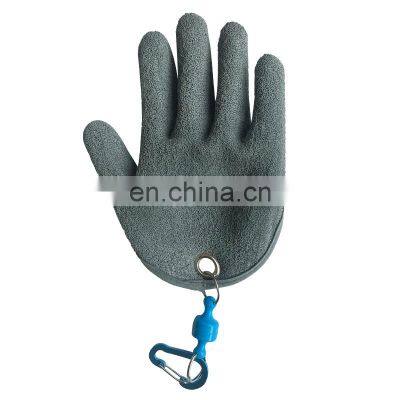 High quality strong magnet outdoor wrinkle latex cut resistant fishing gloves