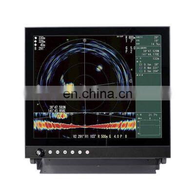 Marine electronics navigation communication HM-2619 19 inch screen GPS radar sonar echo sounder fish finder monitor display