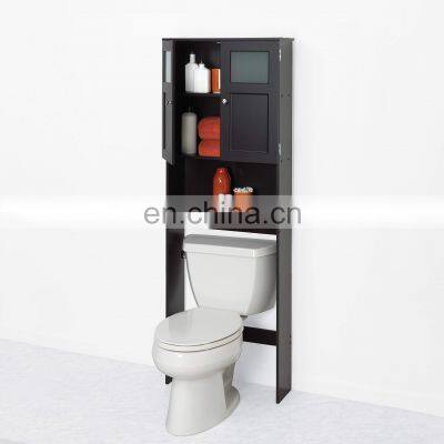 Wooden Bathroom Cabinet Design Cabinet White With Doors and Shelves