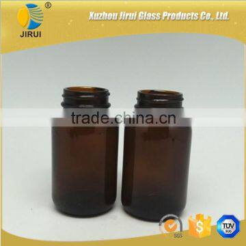 120cc Amber Vitamin Glass Bottle With Black Screw Cap/pharmaceutical Bottle photo-2