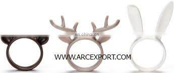 Gold Custom Made Napkin Rings photo-3