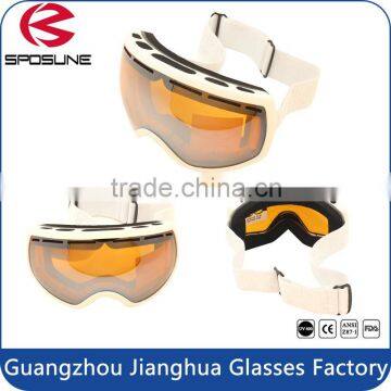 Popular UV400 protective anti fog mirror coating alpine skiing goggles