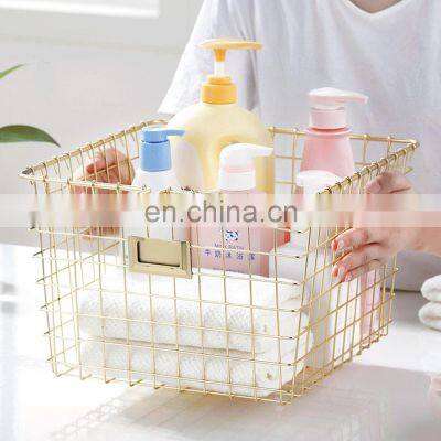 Wire Storage Baskets for Organizing Metal Wire Freezer Organizer Bins With Handles Large Pantry Baskets photo-2
